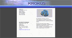 Desktop Screenshot of krokus.ee